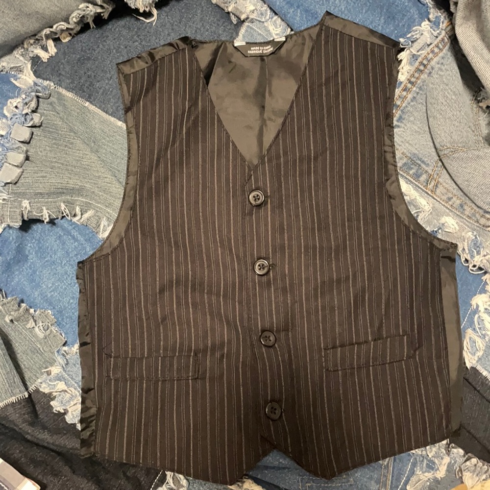 Pinstripe vest size 5.